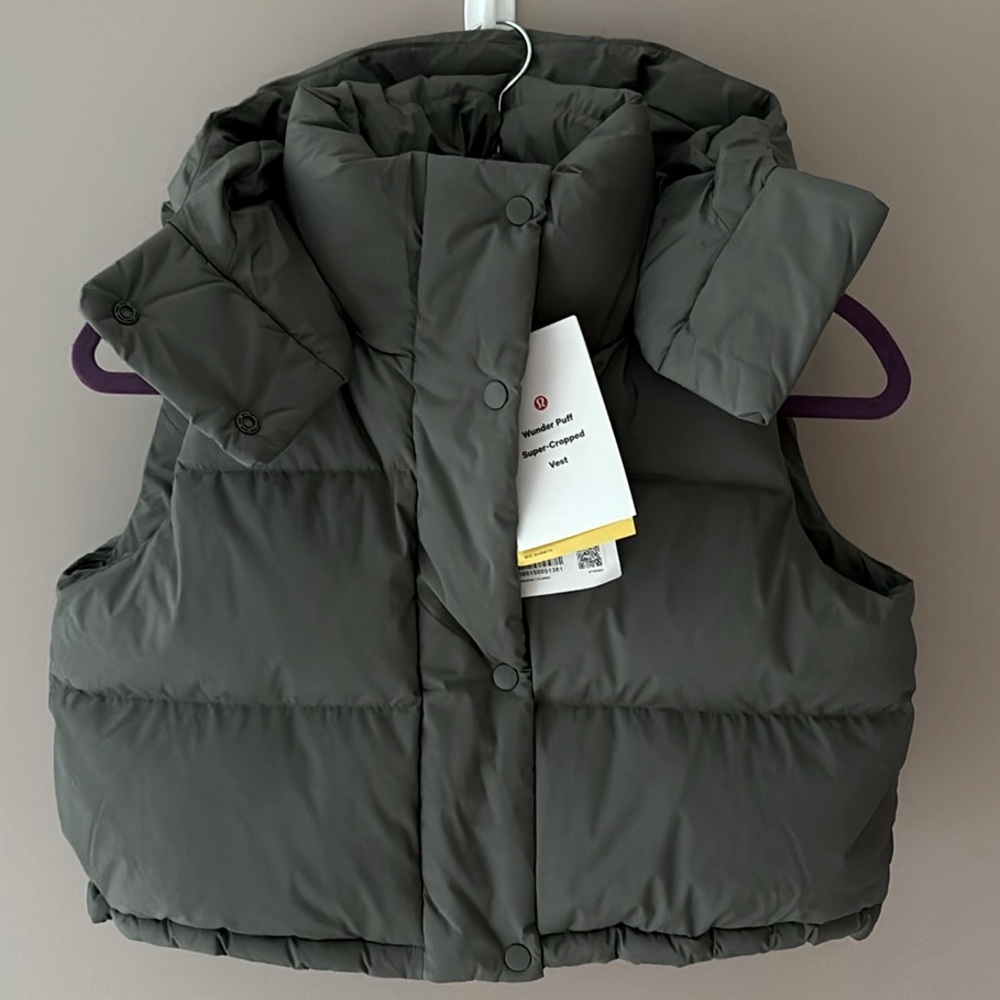 lululemon athletica Dark Gray Puffer Vest